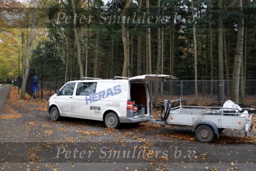 Laage Vuursche 5 november 2007
Verbouwing kasteel Drakensteijn, Drakesteijn waar koningin Beatrix gaat wonen.