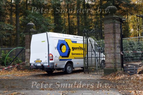 Laage Vuursche 5 november 2007
Verbouwing kasteel Drakensteijn, Drakesteijn waar koningin Beatrix gaat wonen.