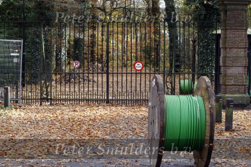 Laage Vuursche 5 november 2007
Verbouwing kasteel Drakensteijn, Drakesteijn waar koningin Beatrix gaat wonen.