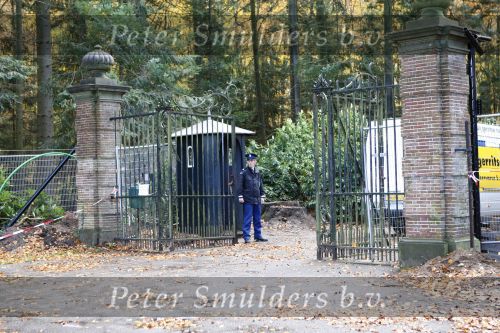 Laage Vuursche 5 november 2007
Verbouwing kasteel Drakensteijn, Drakesteijn waar koningin Beatrix gaat wonen.