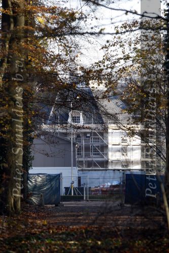 Lage Vuursche 18 november 2007
Kasteel Drakenstein van koningin Beatrix tijdens verbouwing.