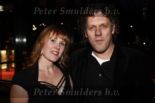 Hilversum 26 januari 2009
Uitreiking gouden beelden bij beeld en geluid op het mediapark. Kees v d Spek met vrouw
Peter Smulders bv