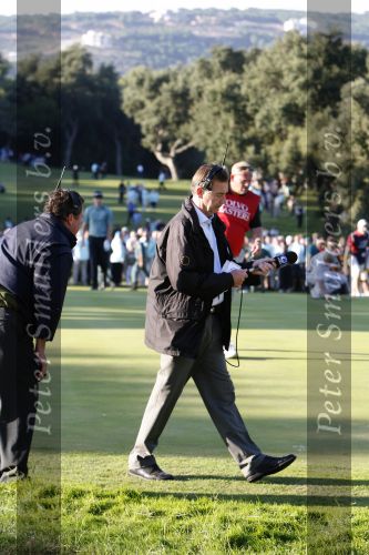 4 November 2007 Valderrama Golfclub ( Spanje )
Finaledag Volvo Masters Seizoen 2007
Ken Brown in gesprek met Richard Boxall