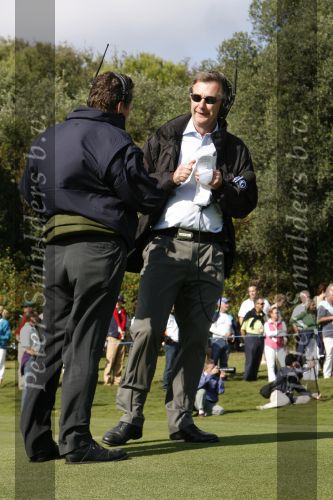 4 November 2007 Valderrama Golfclub ( Spanje )
Finaledag Volvo Masters Seizoen 2007
Ken Brown in gesprek met Richard Boxall