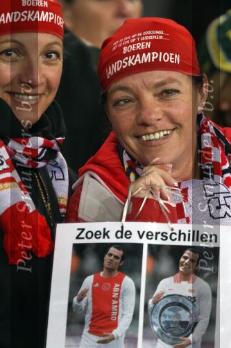 Eindhoven, 19 Maart 2008 Kompetitiewedstrijd PSV-AJAX, eindstand 0-0 
Seizoen 2007/2008
PSV Supporters met foto \