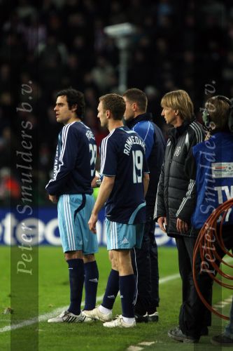 Eindhoven, 19 Maart 2008 Kompetitiewedstrijd PSV-AJAX, eindstand 0-0 
Seizoen 2007/2008
3 oud PSV-ers Adrie Koster, Dennis Rommedahl en Kenneth Perez