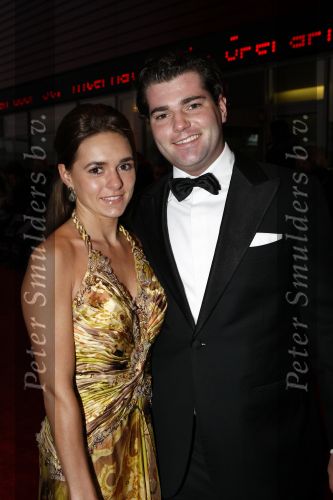 Rotterdam 16 december 2007
premiere Evita in het nieuwe Luxor theater. Zoon Johan Westermeijer met vriendin