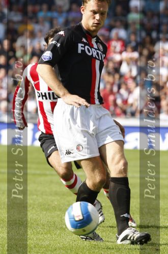 Eindhoven, 23 September 2007 Seizoen 2007/2008 Kompetitewedstrijd PSV-Feyenoord, eindstand 4-0
Kevin Hofland