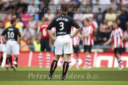 Eindhoven, 23 September 2007 Seizoen 2007/2008 Kompetitewedstrijd PSV-Feyenoord, eindstand 4-0
Kevin Hofland