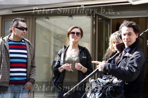 Amsterdam 15 april 2008
Kim Feenstra op de pc hooftstraat.
Peter Smulders bv