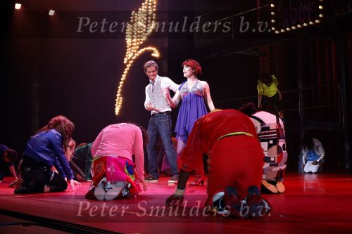 Tilburg, 20 Januari 2008
Premiere FAME in de stadsschouwburg van Tilburg met in de hoofdrollen de zwangere Kim Lian v d Meij en Jim Bakkum