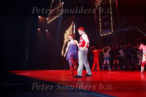 Tilburg, 20 Januari 2008
Premiere FAME in de stadsschouwburg van Tilburg met in de hoofdrollen de zwangere Kim Lian v d Meij en Jim Bakkum
