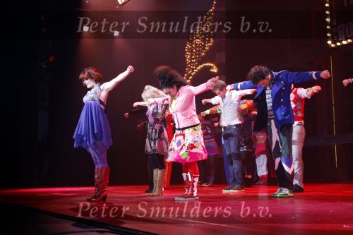 Tilburg, 20 Januari 2008
Premiere FAME in de stadsschouwburg van Tilburg met in de hoofdrollen de zwangere Kim Lian v d Meij en Jim Bakkum