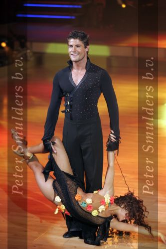 Aalsmeer 15 oktober 2005
Finale dancing with the stars .
Koertjan de Bruin met danspartner 
Peter Smulders bv