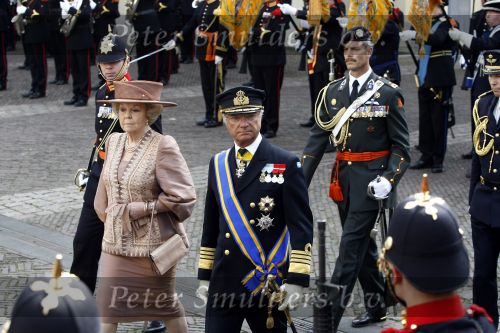 Den Haag 21 april 2009
Koningin Beatrix ontvangt  Koning Carl Gustav en Koningin Silvia van Zweden op paleis Noordeinde.
Peter Smulders bv