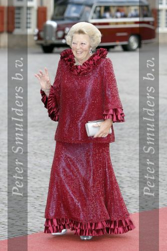 Apeldoorn 1 september 2007
Prins Willem Alexander viert zijn 40e verjaardag op paleis het Loo met Maxima Alexia Ariane en Amalia. Koningin Beatrix