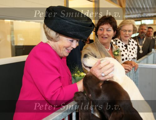 Herpen ( Gemeente Oss ),  27 Mei 2008
Koningin Beatrix bij opening van het nieuwe gebouw \
