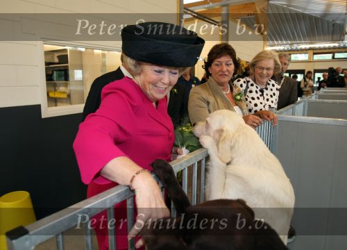Herpen ( Gemeente Oss ),  27 Mei 2008
Koningin Beatrix bij opening van het nieuwe gebouw \