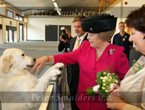 Herpen ( Gemeente Oss ),  27 Mei 2008
Koningin Beatrix bij opening van het nieuwe gebouw \