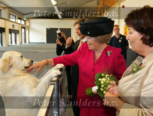 Herpen ( Gemeente Oss ),  27 Mei 2008
Koningin Beatrix bij opening van het nieuwe gebouw \