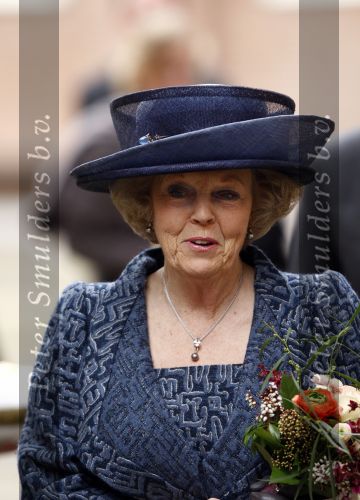 Amsterdam 29 februari 2008
Koningin Beatrix opent expositie  over koninklijke familie in amsterdams historisch museum.