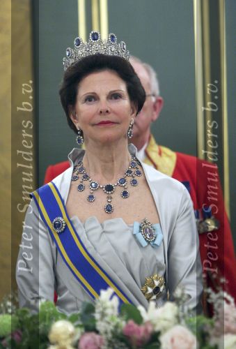 Den Haag 21 april 2009
Staatsbezoek van Koning Carl Gustav en koningin Silvia aan Nederland. Prinses Maxima Koningin Beatrix Prins Willem Alexander Pieter v Vollenhoven en prinses Margriet.
Peter Smulders bv
