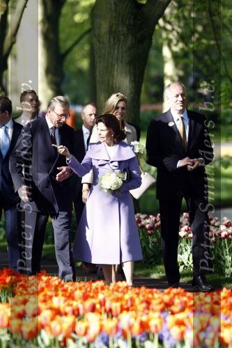 Lisse 22 april 2009
Prinses maxima en Koningin Silvia van Zweden in de keukenhof.
Peter Smulders bv