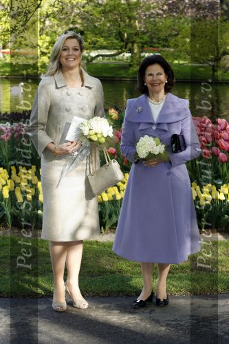Lisse 22 april 2009
Prinses maxima en koningin Silvia van Zweden in de keukenhof.
Peter Smulders bv