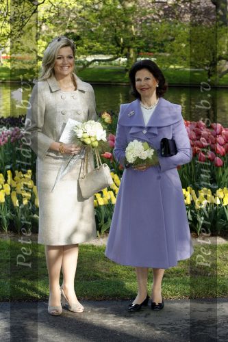 Lisse 22 april 2009
Prinses maxima en koningin Silvia van Zweden in de keukenhof.
Peter Smulders bv