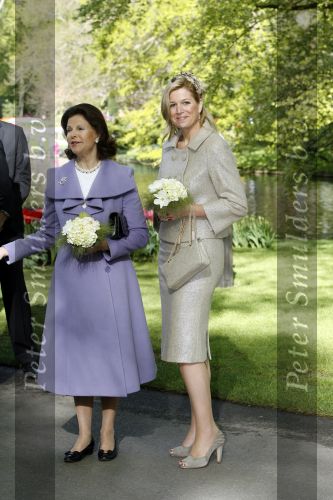 Lisse 22 april 2009
Prinses maxima en koningin Silvia van Zweden in de keukenhof.
Peter Smulders bv
