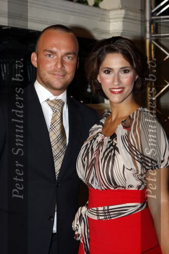 Amsterdam 11 oktober 2007
Beau monde awards in het amstel hotel. Kristina Bazilovic met een vriend