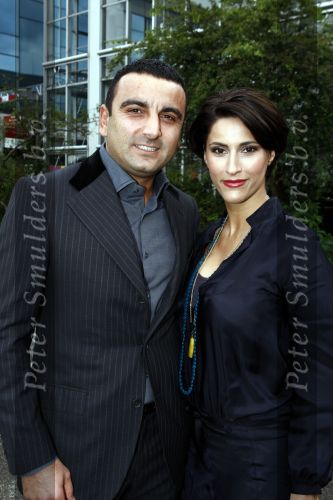 Amsterdam 17 mei 2009
Coiffure awards in de Rai. 
Kristina Bozilovic met haar vriend
