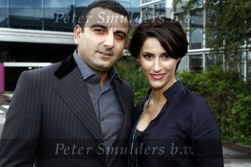 Amsterdam 17 mei 2009
Coiffure awards in de Rai. 
Kristina Bozilovic met haar vriend