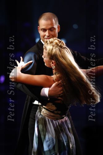 Aalsmeer 15 mei 2009
Dancing with the stars in de studio\'s in Aalsmeer. Lange Frans met danspartner Marleen Schuurmeijer
Peter Smulders bv