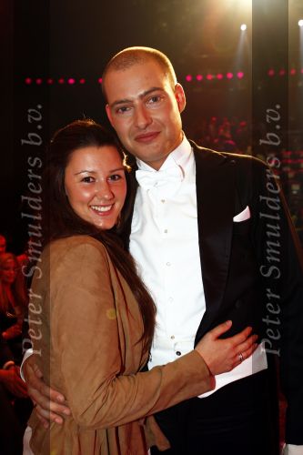 Aalsmeer 15 mei 2009
Dancing with the stars in de studio\'s in Aalsmeer. Lange Frans met zijn vrouw
Peter Smulders bv