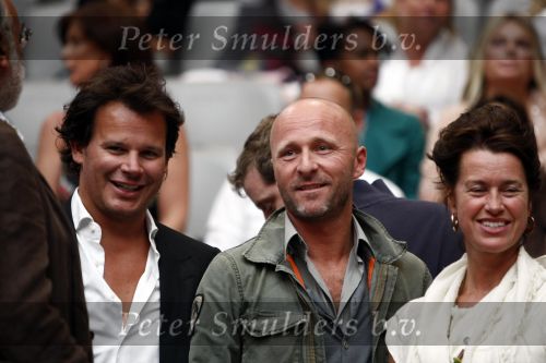 Amsterdam 24 mei 2008
Toppers in concert in de arena met Rene Froger Gordon en Gerard Joling. Leco v Zadelhoff met vriend Rob