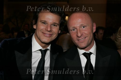 Amsterdam 28 november 2005
Beau Monde awards in het hilton.
Leco v Zadelhoff met vriend Rob