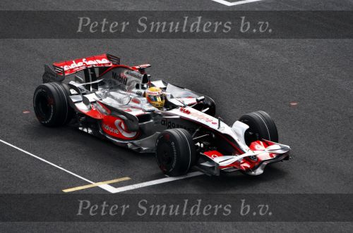 Spa 7 september 2008
Formule 1 Grand Prix van Spa Francochamps. Filippe Massa Kimi Raikkonen Lewis Hamilton  Heiki Kovalinen Fernando Alonso
Peter Smulders bv