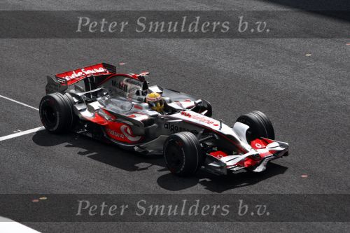 Spa 7 september 2008
Formule 1 Grand Prix van Spa Francochamps. Filippe Massa Kimi Raikkonen Lewis Hamilton  Heiki Kovalinen Fernando Alonso
Peter Smulders bv
