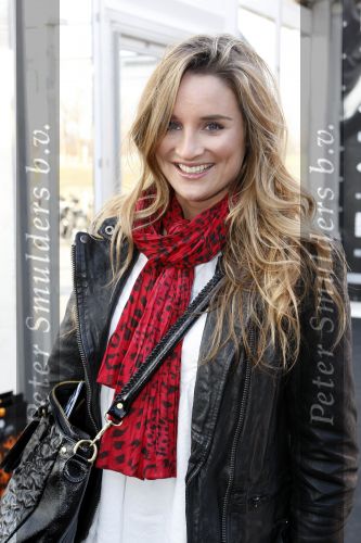 Amsterdam 31 januari 2009
Modeshow van Addy v d  Krommenacker op de amsterdam fashion week. Lieke v Lexmond met zus en zwager en neefje
Peter Smulders bv