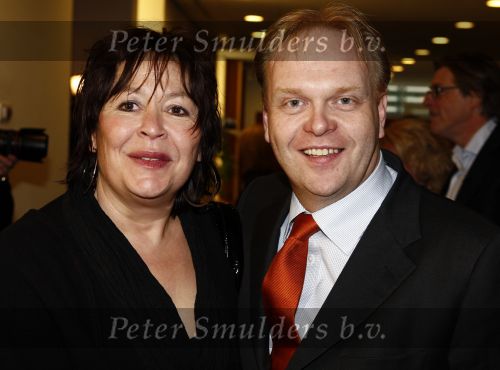 Amsterdam 1 maart 2009
Modeshow Paul Schulten in het Okura hotel. Liesbeth v Dijk met Frits Huffnagels
Peter Smulders bv