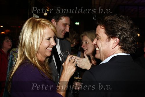 Hilversum 26 januari 2009
Linda de Mol bij de uitreiking van de gouden beelden bij beeld en geluid. Linda met Eric v Stade
Peter Smulders bv