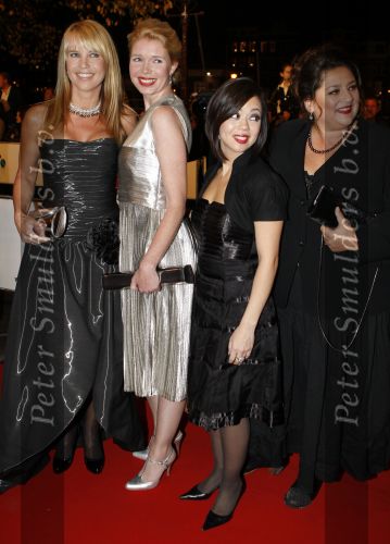 Amsterdam 26 oktober2007
Televizierring 2007 in Carre . Linda de Mol  Annette Malherbe Tjitske Reidinga en Paul de Leeuw.