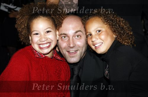 Utrecht 24 september 2008 
Premiere openingsfilm filmdagen Utrecht, het echte leven in de schouwburg van 4trecht. Loek Peters met kinderen
Peter Smulders bv