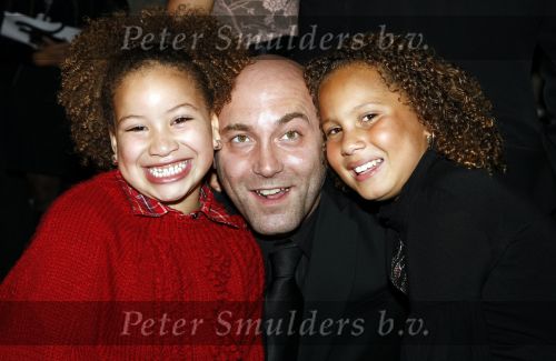 Utrecht 24 september 2008 
Premiere openingsfilm filmdagen Utrecht, het echte leven in de schouwburg van 4trecht. Loek Peters met kinderen
Peter Smulders bv