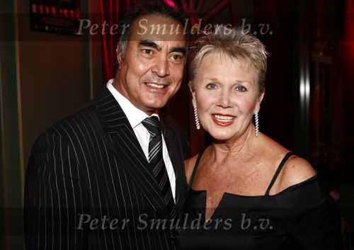Amsterdam 11 januari 2009
Premiere Supermodel in hotel Krasnapolsky. loeki Knol met vriend
Peter Smulders bv