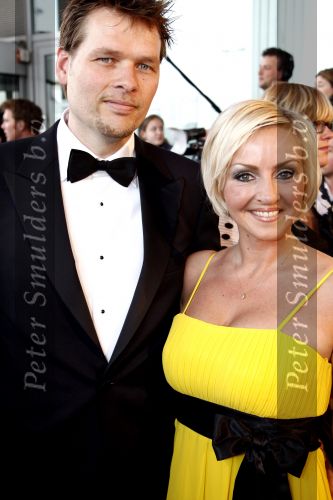 Rotterdam 20 april 2008
Premiere les Miserables  in het nieuwe Luxor theater. Lone v Roosendaal met man
Peter Smulders bv
