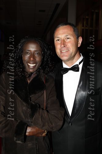 Amsterdam 19 decdember 2007
Sportman van het jaar verkiezing in de rai. Lorna Kiplagat met man
