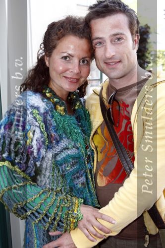Amstelveen 21 mei 2008
Olympische Lunch Princess waar de T14 hockeystick van Princess wordt gepresenteerd. 
Maaike Widdershoven met man