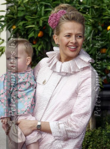 Den Haag 20 oktober 2007
Mabel Wisse Smit Prins Friso en hun dochters Luana en Zaria bij de doop van prinses Ariane.
